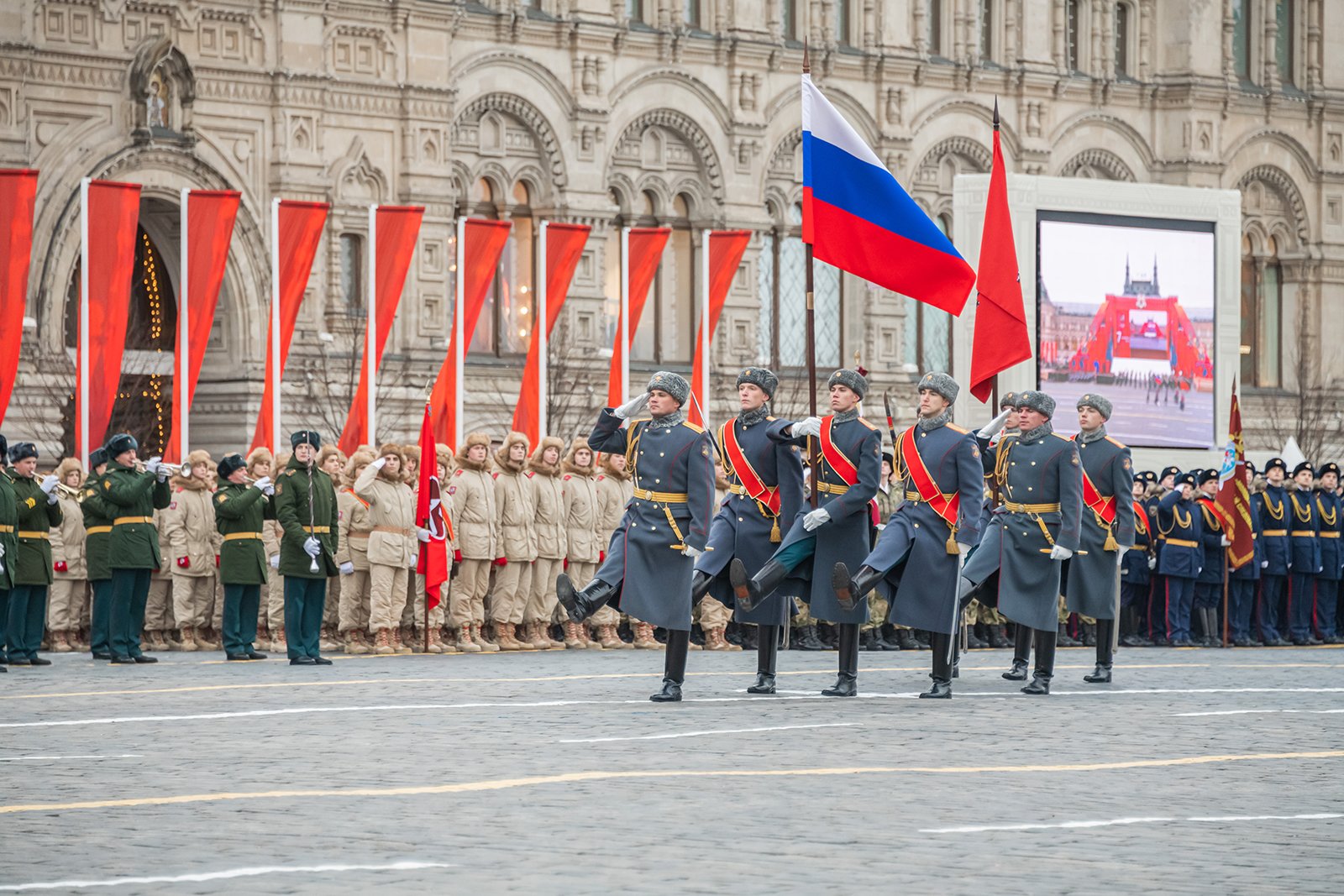 78-я годовщина военного парада на Красной площади | Время России